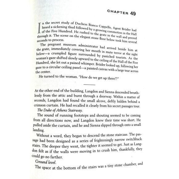 Inferno by Dan Brown Hardcover First Edition 2013 Doubleday Thriller Mystery Nov - Picture 8 of 8